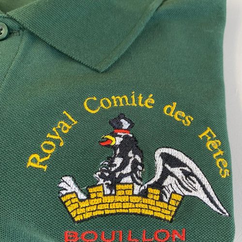 Broderie 2 faces sur polos