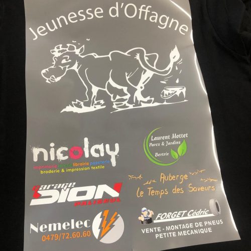Impression DTF sur tee-shirt